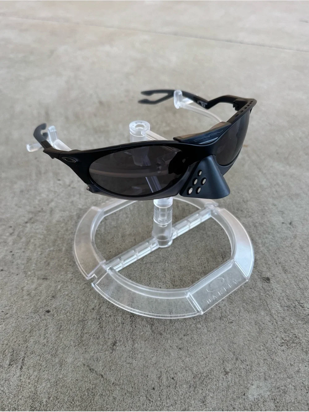 Oakley Black Sunglasses with Removable Nose Guard